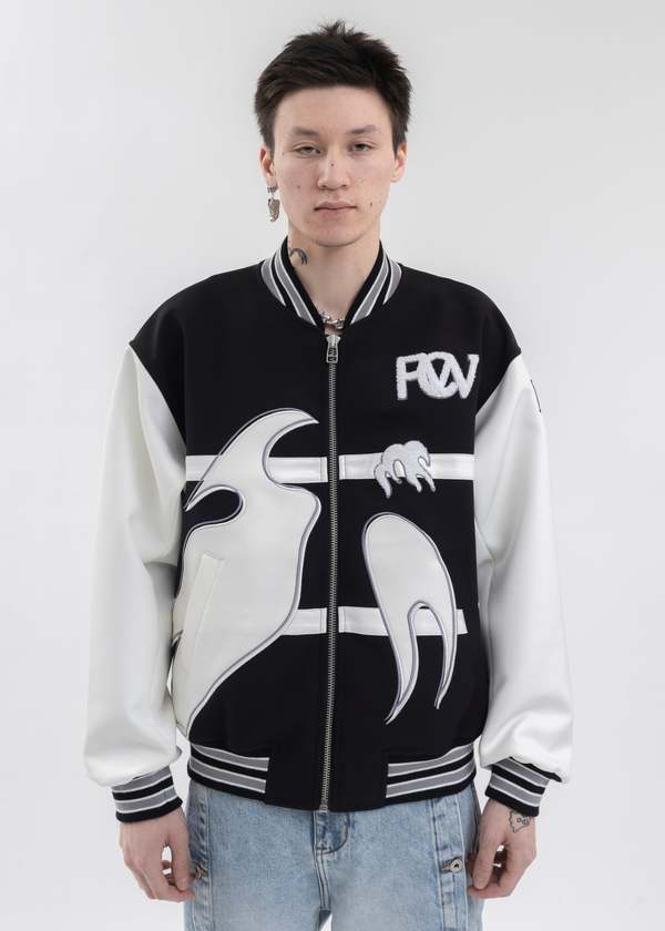 Phoenix Embroidered Bomber Jacket main image 1