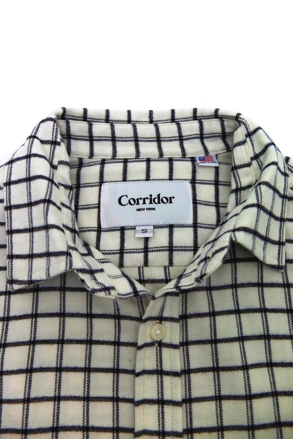 Corridor Check Shirt - White Corridor Check Shirt - White