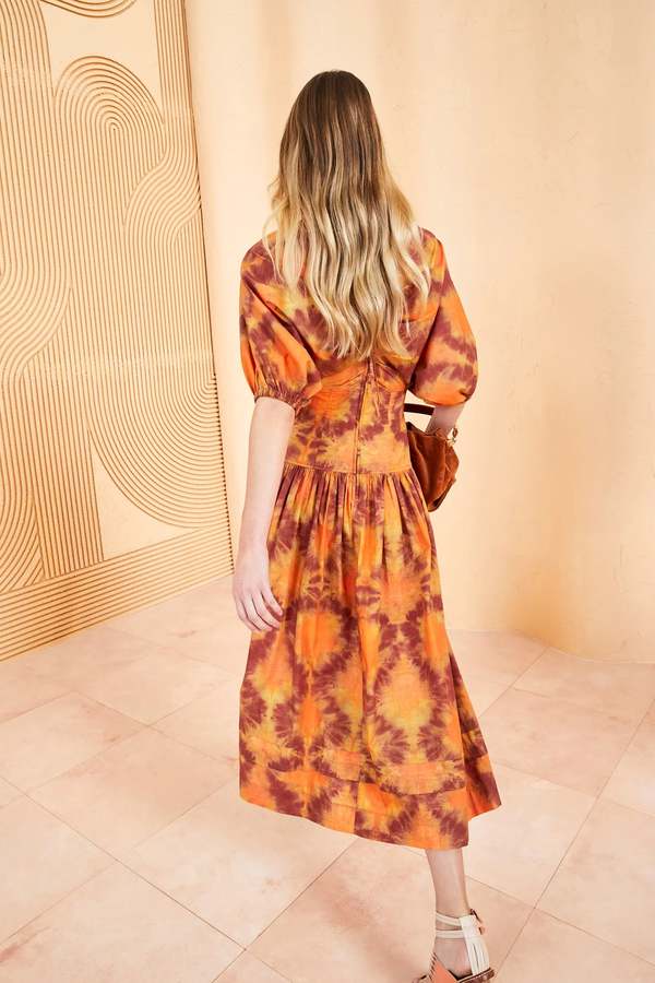 Ulla Johnson Patrizia Dress - Red Topaz | Garmentory