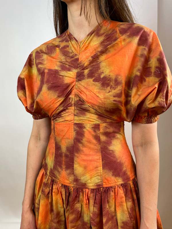 open lace back dress Ulla Johnson Azaria Dress in Agate main image 0