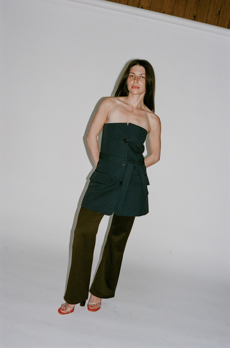 Our Legacy Mazzy Polo - Onyx/Sapphire Mix | Garmentory