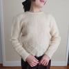 Vintage Pearl Mohair Knit Sweater - Thumbnail 1