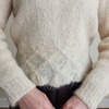 Vintage Pearl Mohair Knit Sweater - Thumbnail 4