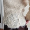 Vintage Pearl Mohair Knit Sweater - Thumbnail 5