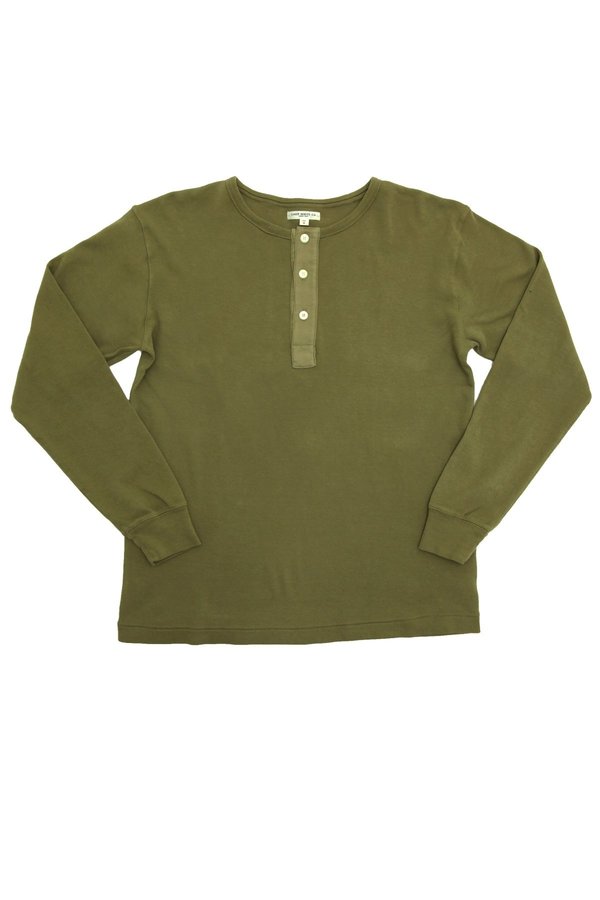 Lady White Co. Henley - Khaki Fog Lady White Co. Henley - Khaki Fog