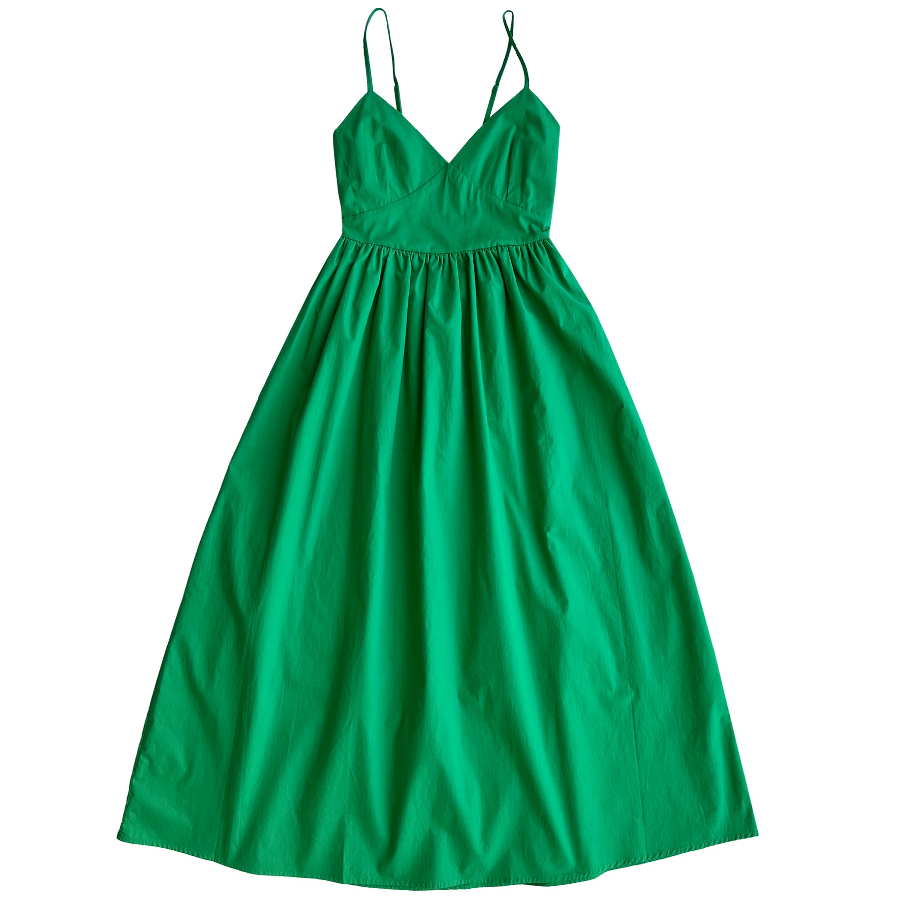 Ali Golden Tie Back Maxi Dress - Kelly Green | Garmentory