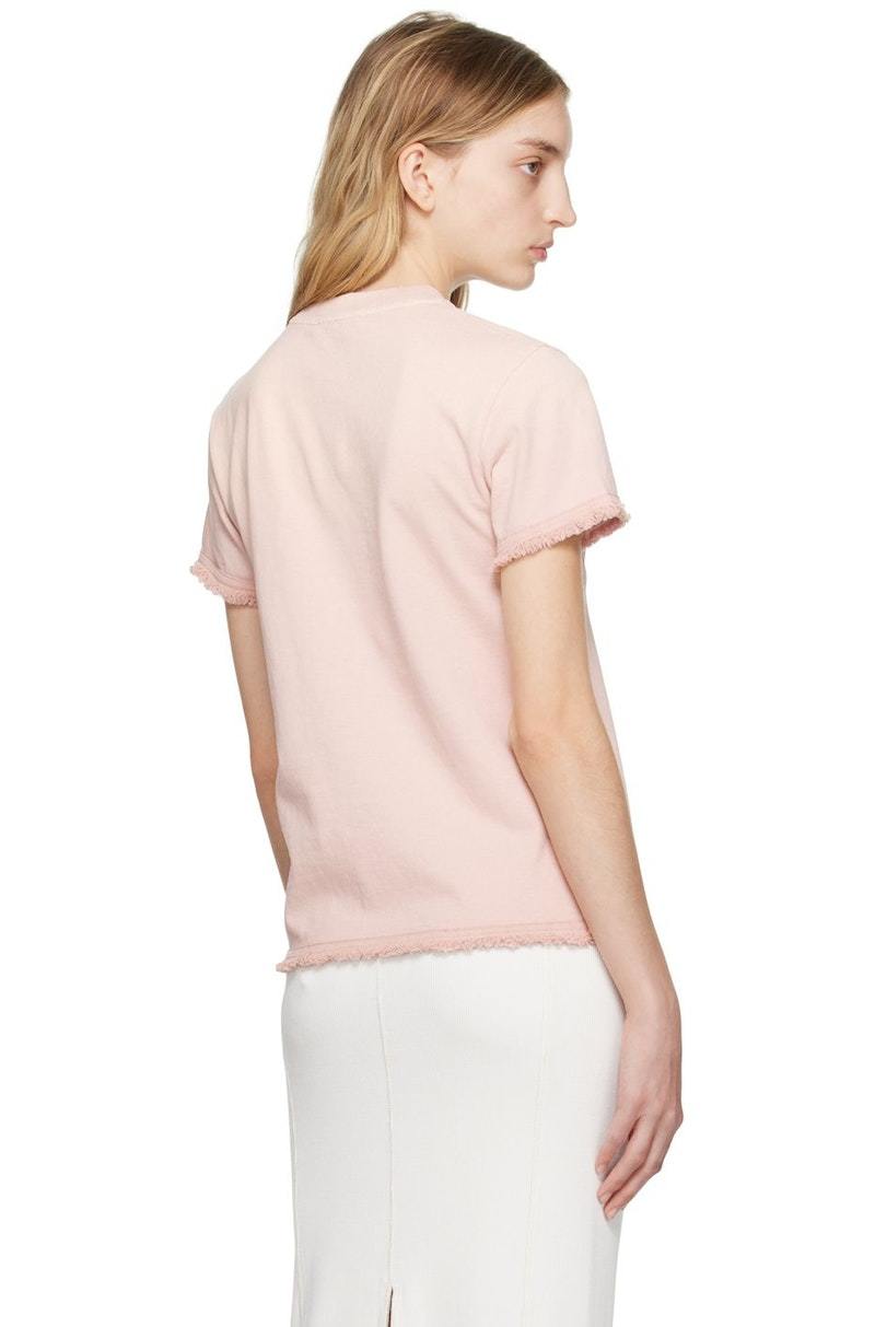 国内発送☆ACNE STUDIOS☆T-SHIRT/PINK Acne Studios Printed T-Shirt - Pink | Garmentory