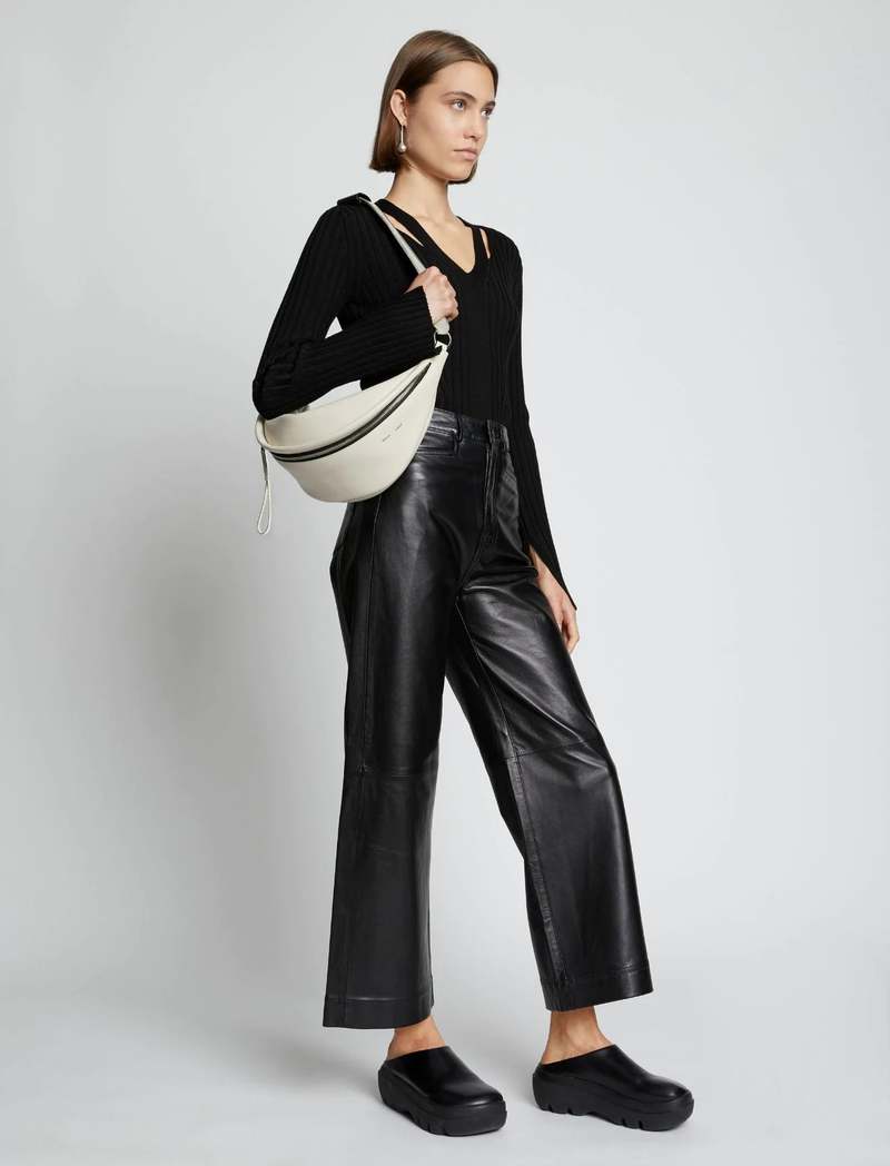 Proenza Schouler Stanton Leather Sling Bag - Beige | Garmentory
