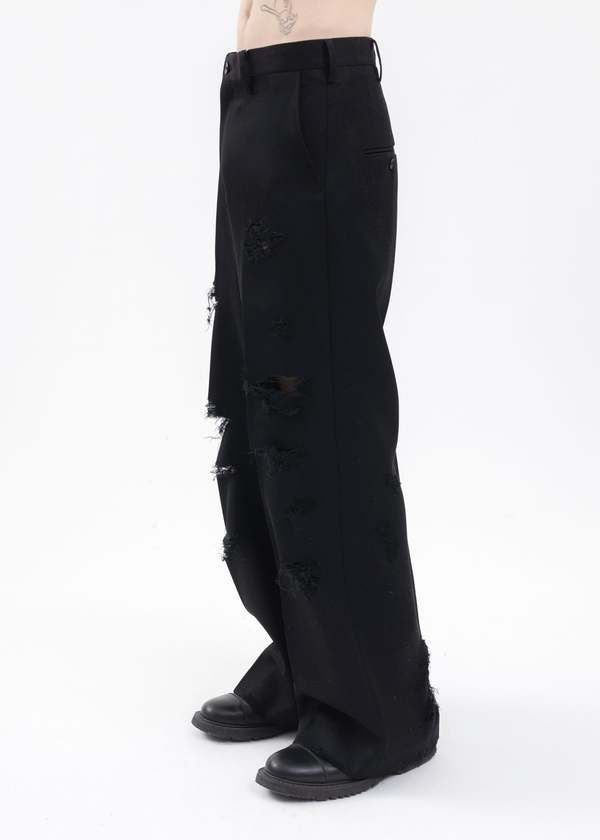 パンツ doublet 23SS DESTROYED WIDE TROUSERS doublet destroyed wide trousers 【公式通販】