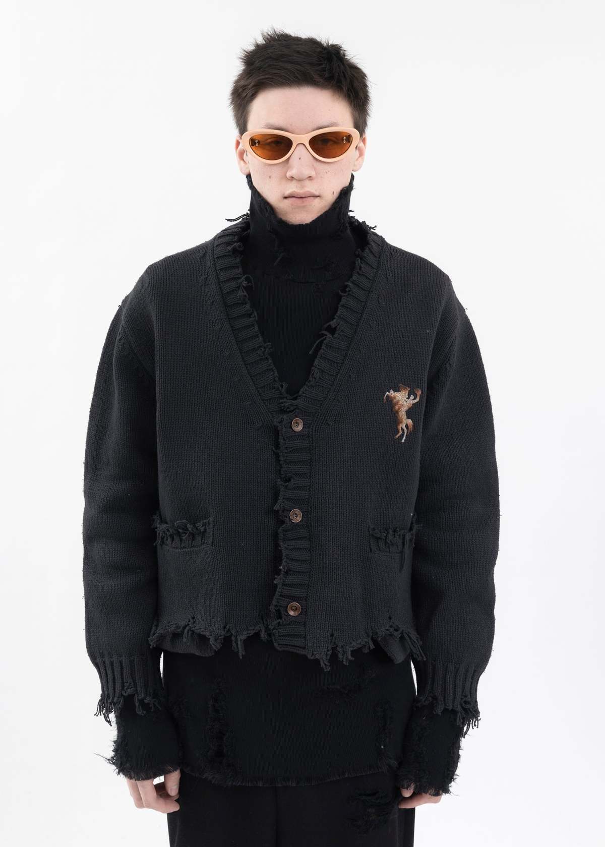 doublet oversized cut-off cardigan Mサイズ doublet oversized cut-off cardigan Mサイズ doublet OVERSIZED CUT