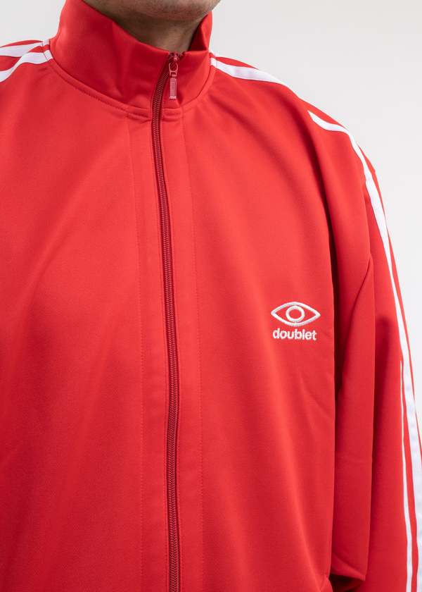 Doublet Invisible Track Jacket - Red | Garmentory
