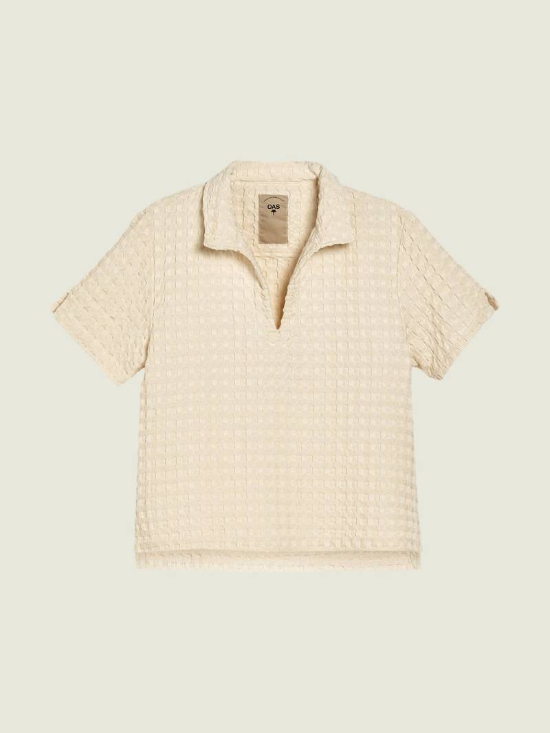 売れ筋がひクリスマスプレゼント！ OAS Garmentory | Ecru - Shirt Waffle Jaffa トップス