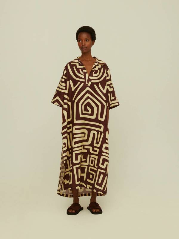 yung miami burgundy dress Hand Embroided Oneo Of a Kind Burgundy and African Printed Kimono   Kapulana  San