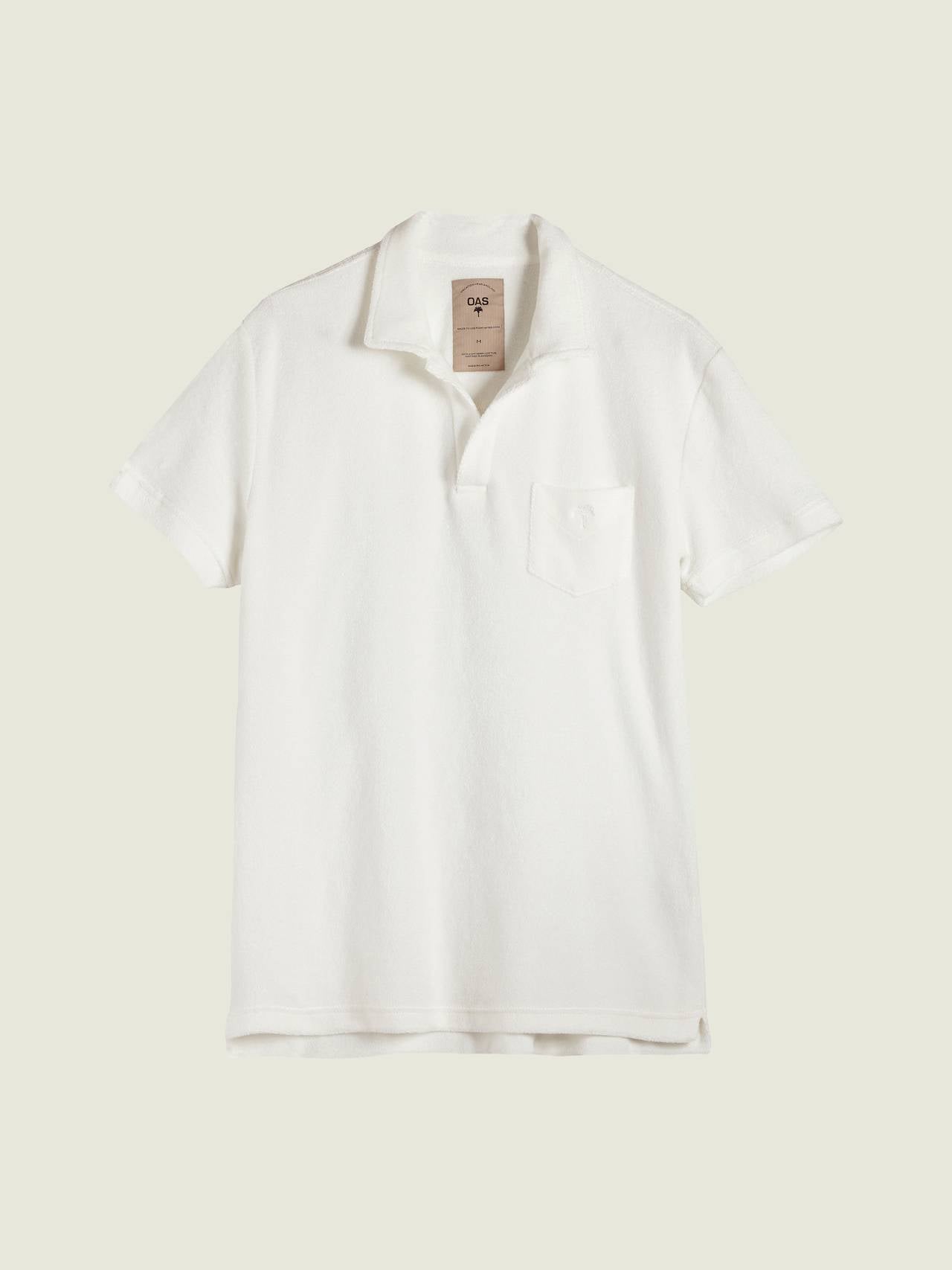 OAS Polo Terry Shirt - White | Garmentory