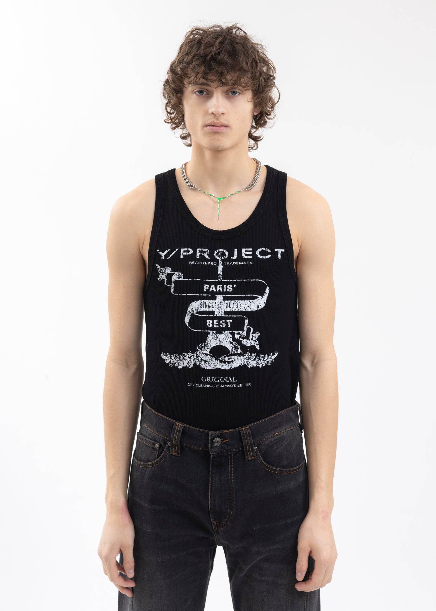 Y/PROJECT Paris Best タンクトップ Y/project PARIS BEST TANK TOP - BLACK | Garmentory