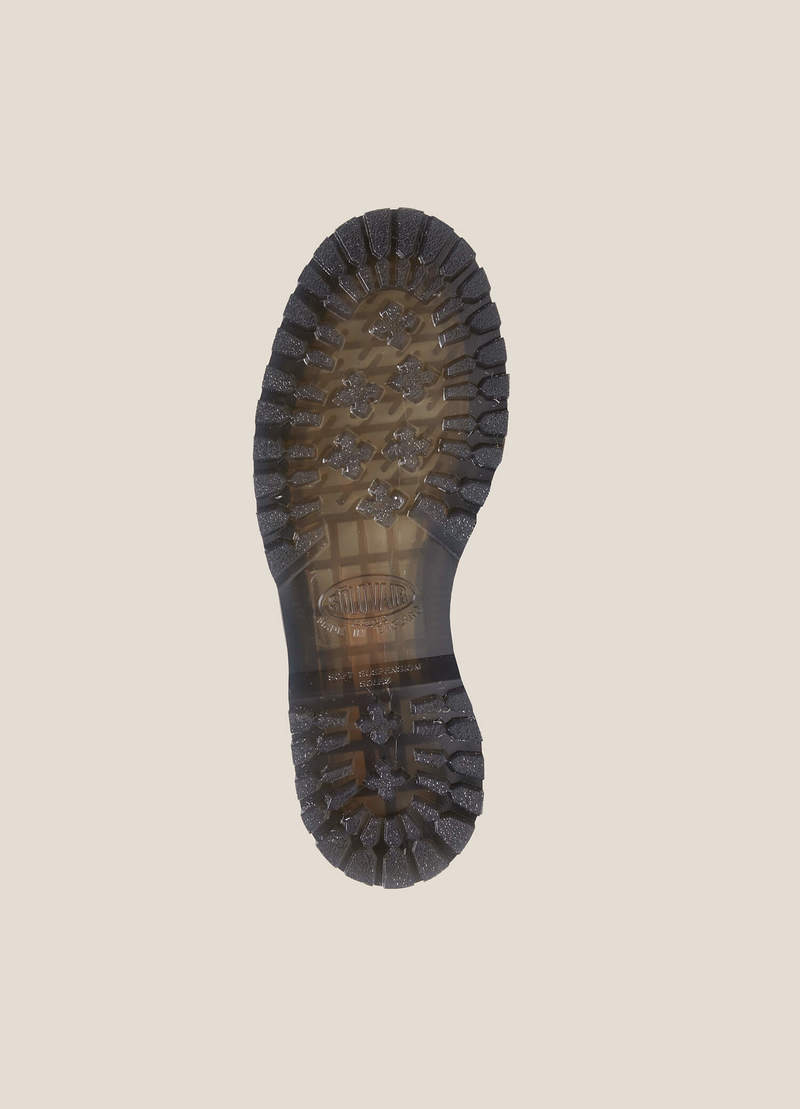 Solovair x YMC Greasy Leather Penny Loafer - Dark Brown