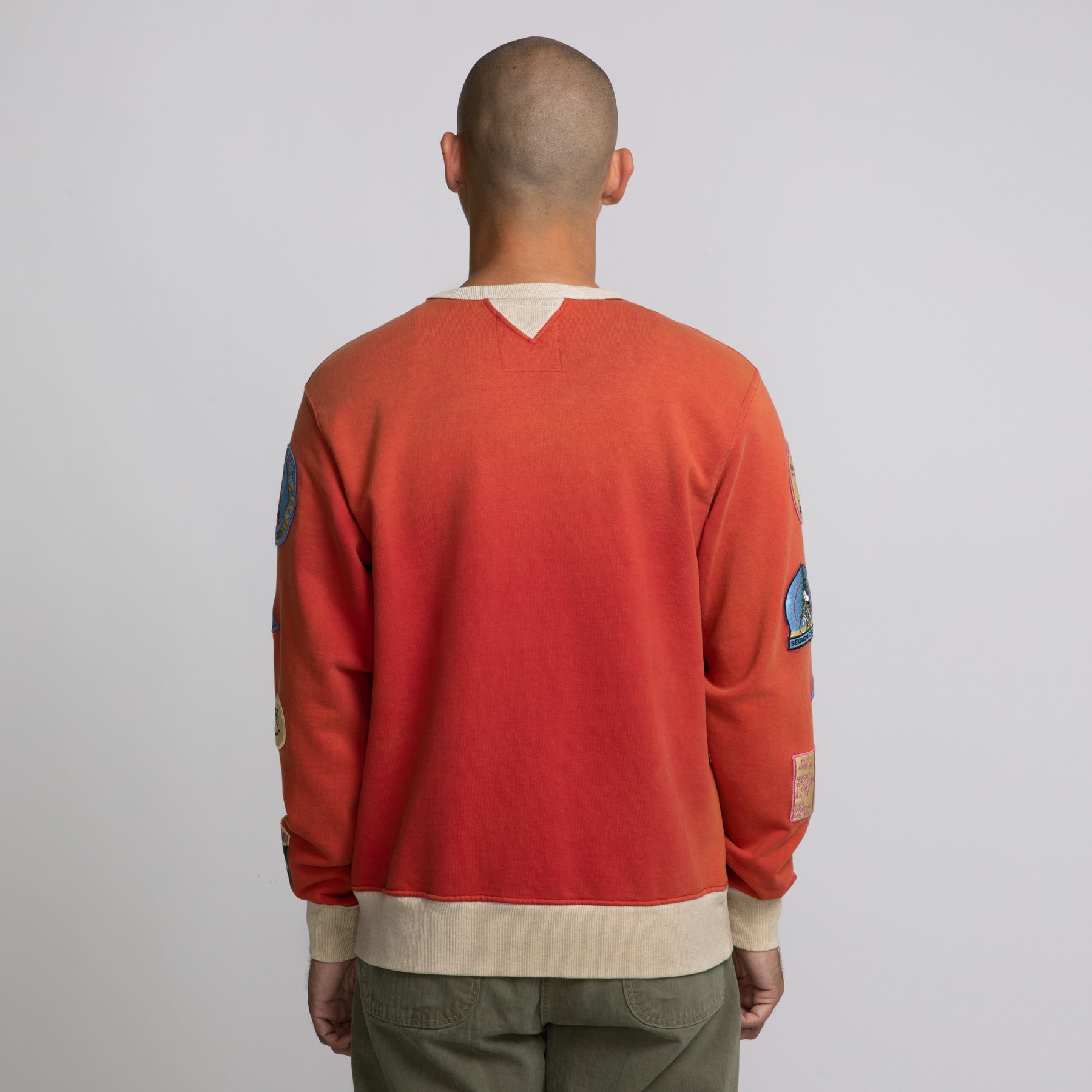 SAMUEL ZELIG Sycamore Cycling Crewneck - Red | Garmentory