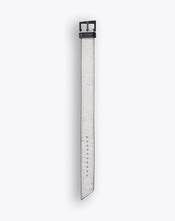 South Lane Cracking Leather Strap - White South Lane Cracking Leather Strap - White