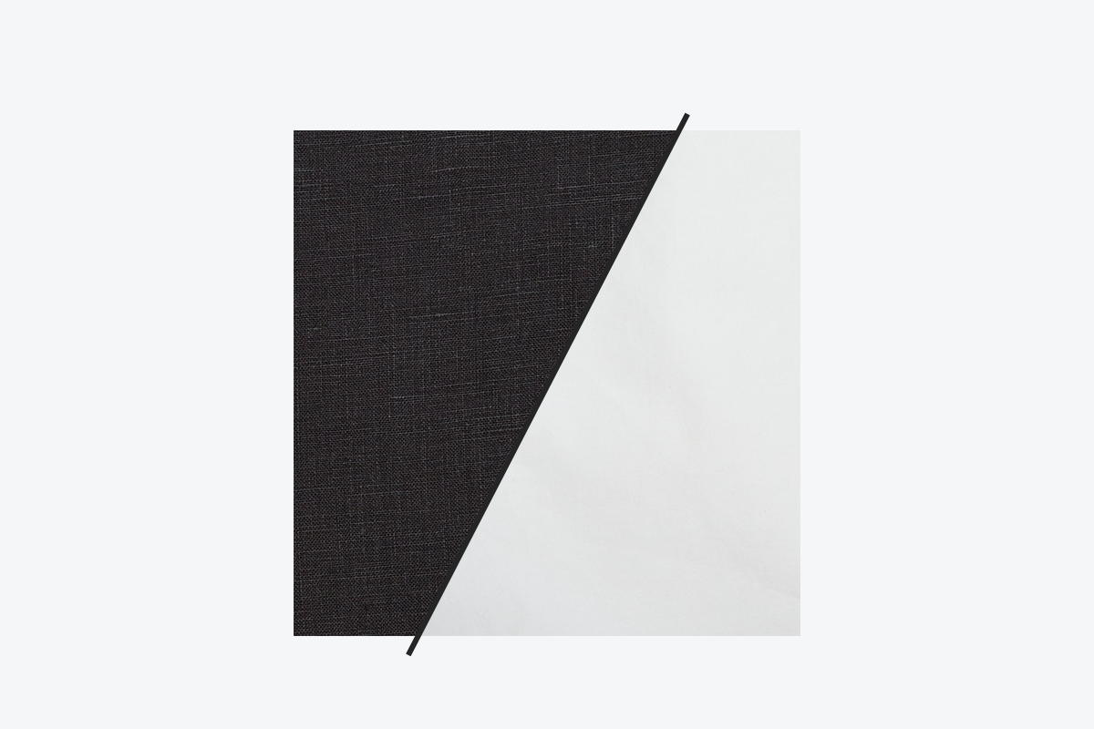 Morrow Soft Goods Duvet Set Two Tone Linen - Thumbnail 5