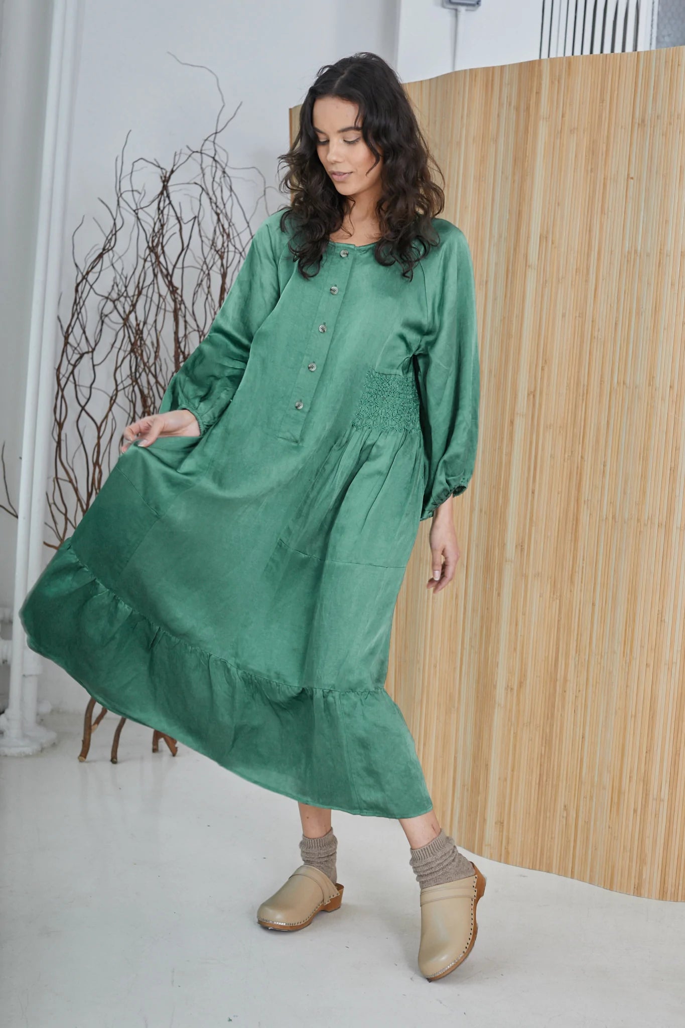 RUJUTA SHETH Roxy Dress - Dew | Garmentory