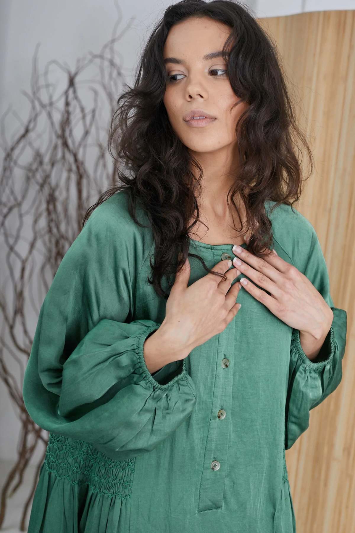 RUJUTA SHETH Roxy Dress - Dew | Garmentory
