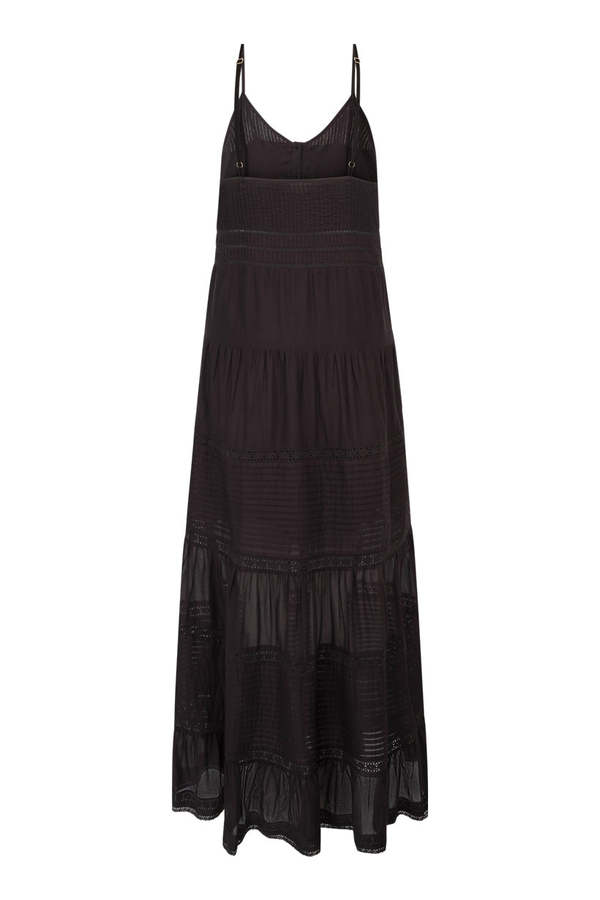chinese dress ladies Celestial Multi-Wrap Lace Maxi Dress (Black)  Southern Alternative