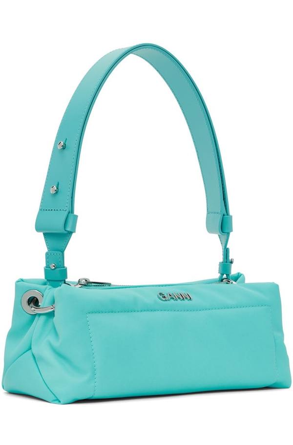 GANNI Mini Pillow Baguette Bag - Blue Curacao | Garmentory