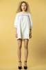 Batsheva Pauline Dress - White - Thumbnail 1