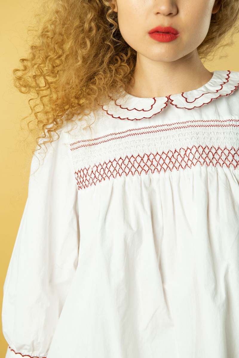 Batsheva Pauline Dress - White