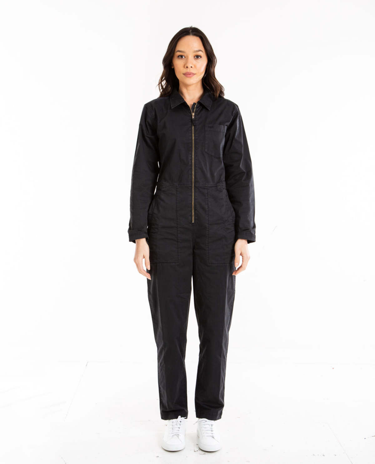 Alex Mill Standard Zip Front Jumpsuit Black Garmentory