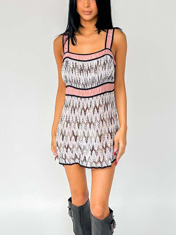 VINTAGE Melissa Missoni Micro Mini Mercerized Knit Dress | Garmentory