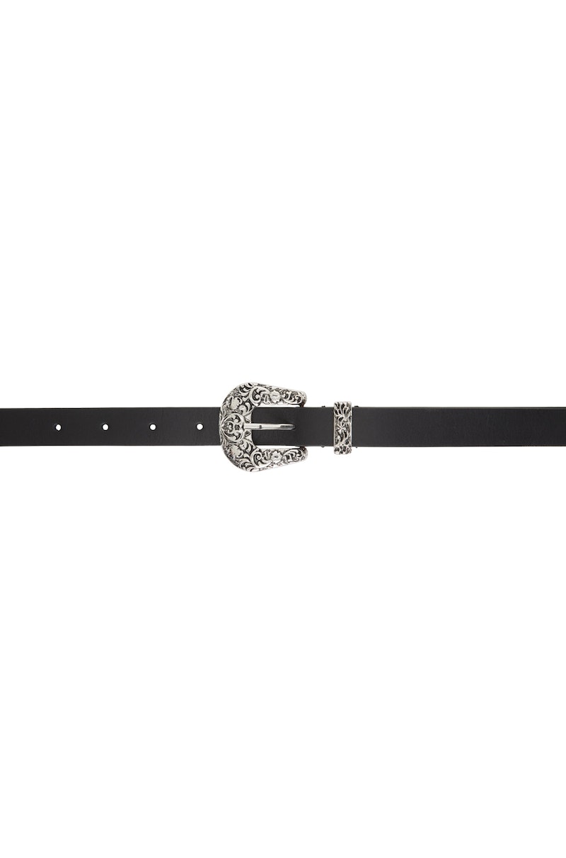 小物 Acne Studious Black Baroque Buckle Belt Acne-Studios-Baroque-Buckle-