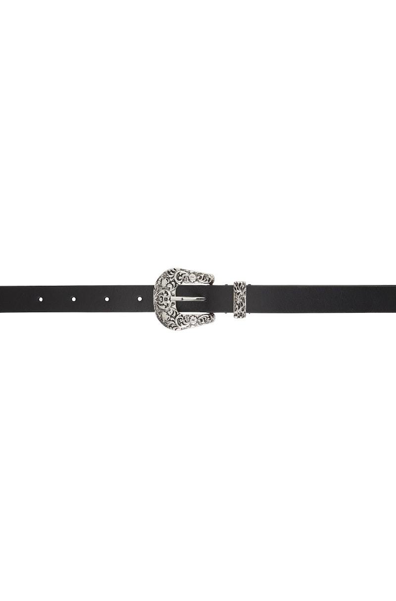小物 Acne Studious Black Baroque Buckle Belt Acne Studios Black Baroque Buckle Belt Acne Studios