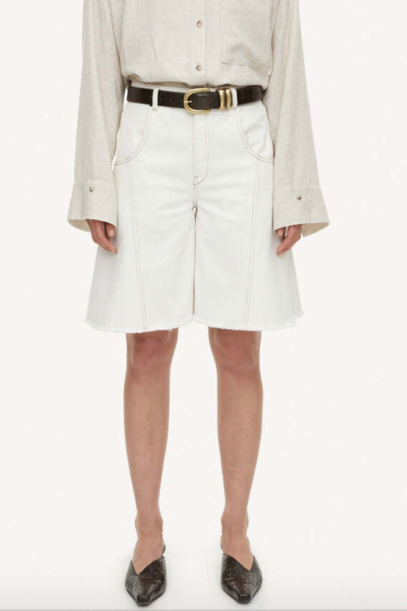 パンツ By Malene Birger BERMUDA (103189) By Malene Birger Campione Wide-Leg Crepe Pants | Neiman Marcus