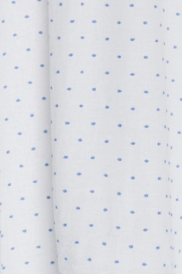 The Sleep Shirt Short Sleep Shirt Blue Tufts Linen The Sleep Shirt Short Sleep Shirt Blue Tufts Linen