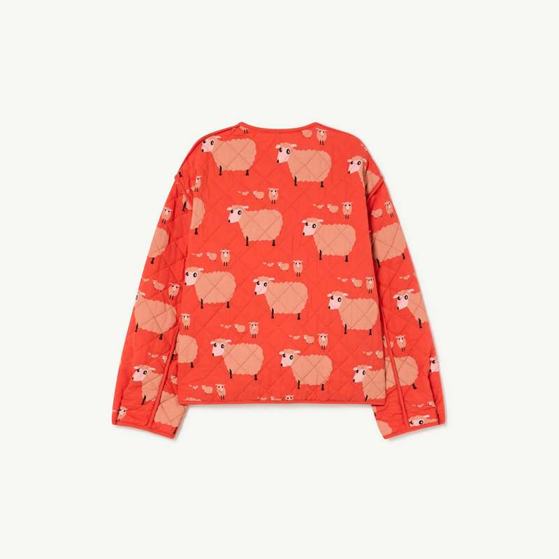 Kids The Animals Observatory Starling Kid's Jacket - Red Sheep