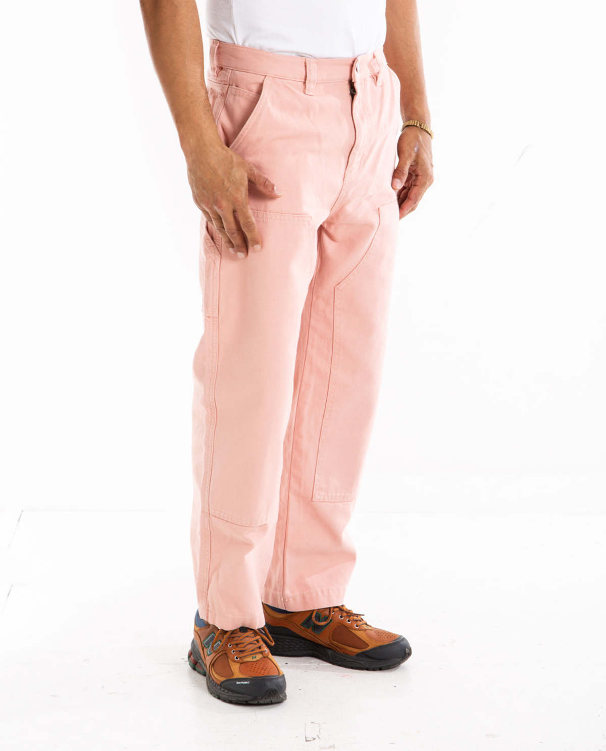 Stussy Canvas Work Pants - SALMON | Garmentory