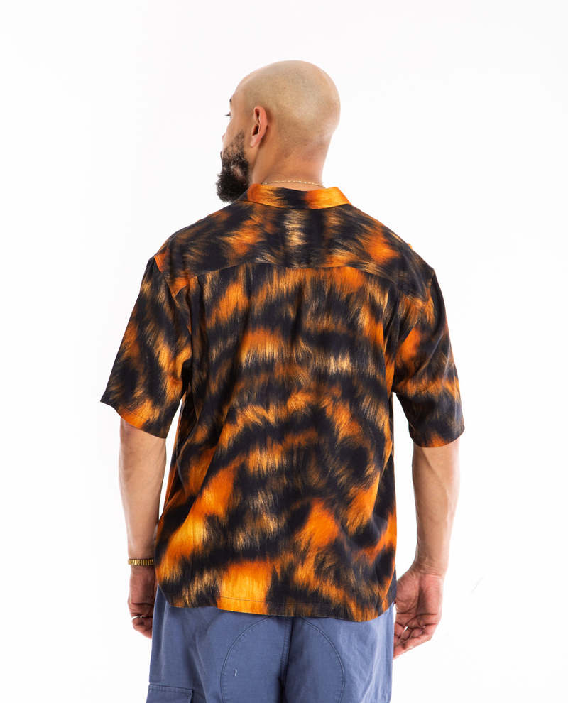 Stussy Fur Print Shirt - TIGER | Garmentory