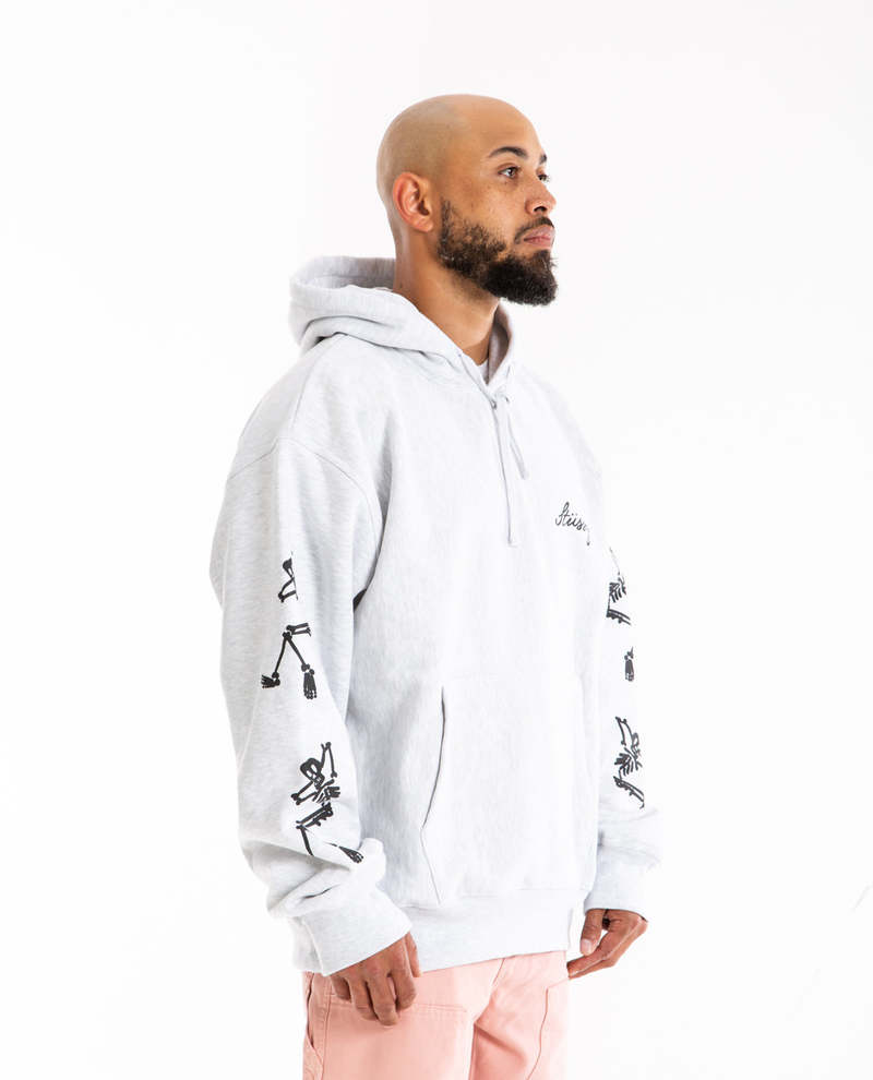Stussy Paradise Lost Hoodie - ASH HTHR | Garmentory