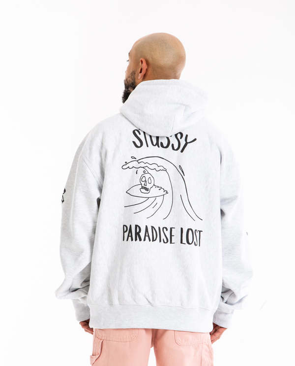 Stussy Paradise Lost Hoodie - ASH HTHR | Garmentory