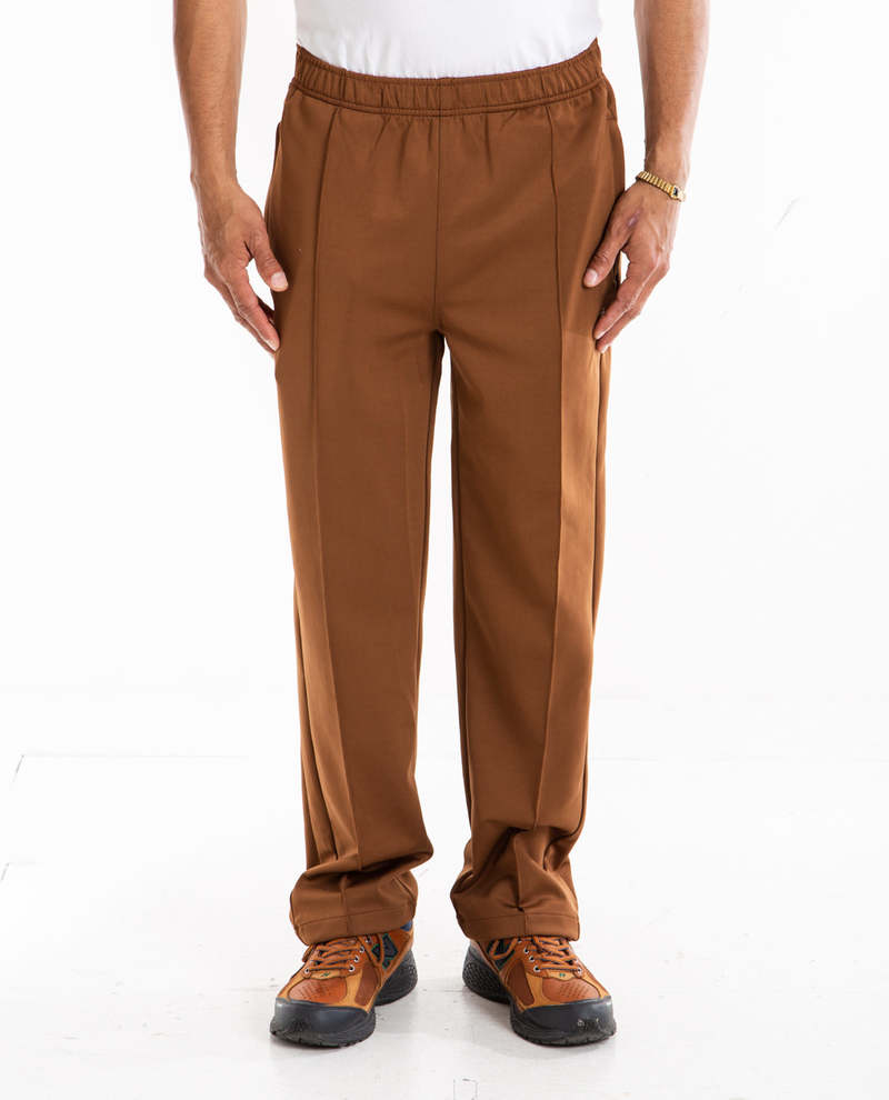 STUSSY POLY TRACK PANT - BROWN / S