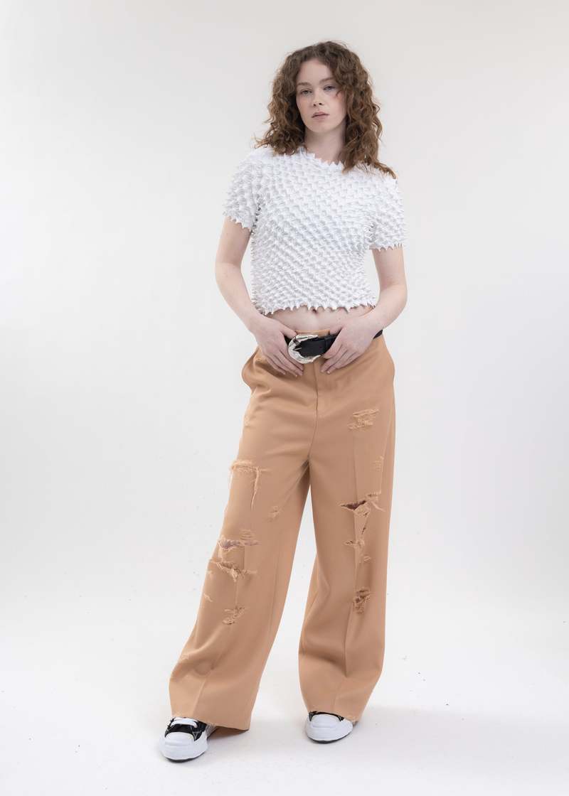 doublet destroyed wide trousers