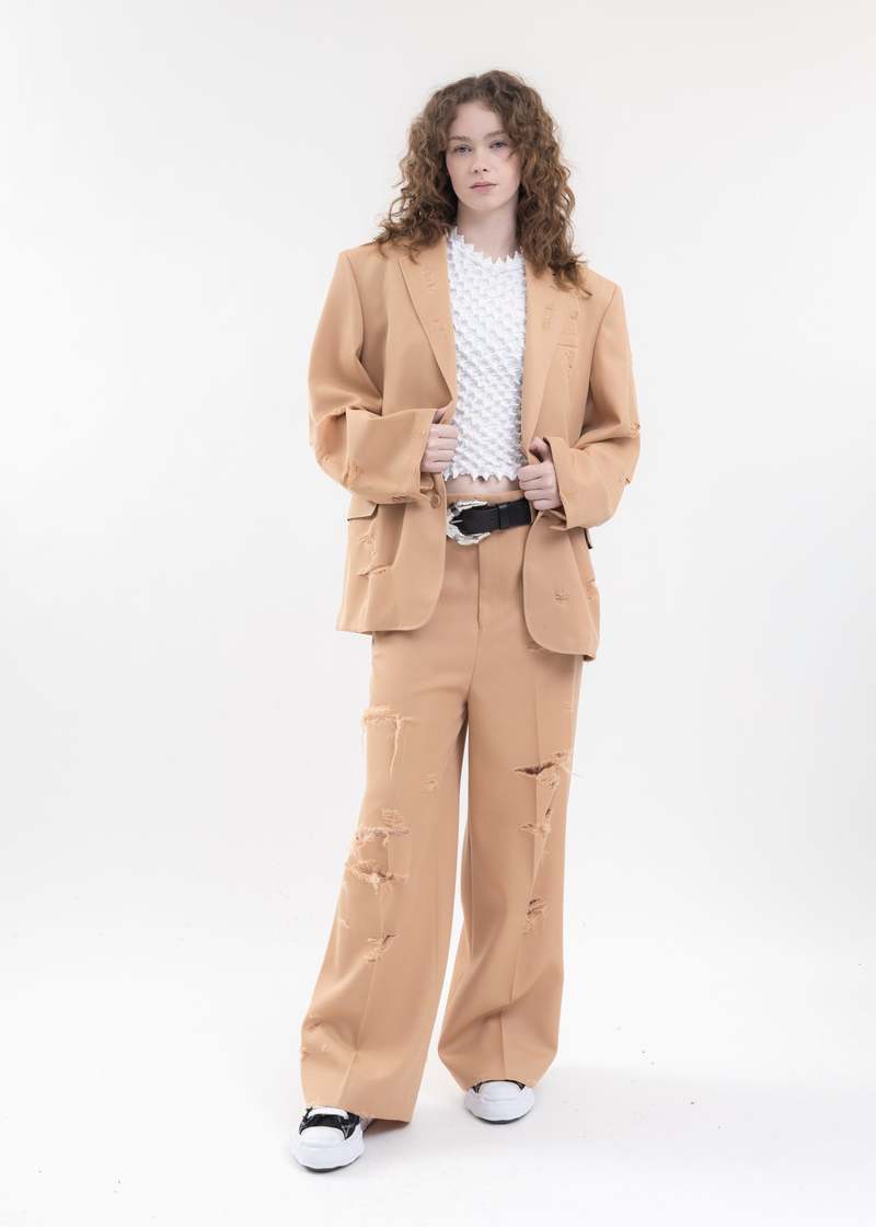 doublet destroyed wide trousers