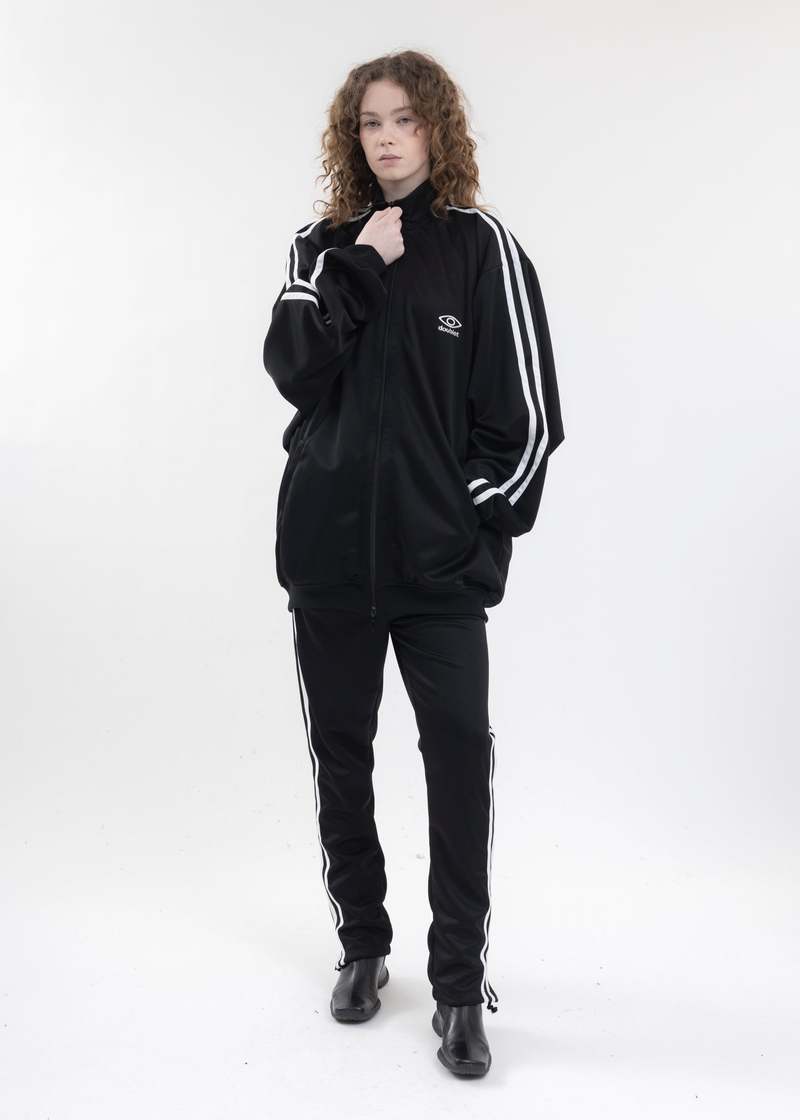 Doublet INVISIBLE TRACK PANTS - BLACK | Garmentory