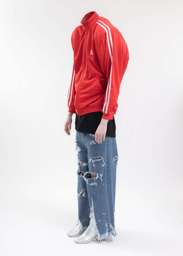 doublet 24ss INVISIBLE TRACK JACKET 肩パッド Doublet Black Invisible Track Jacket Doublet