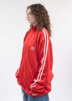 Doublet INVISIBLE TRACK JACKET - RED | Garmentory