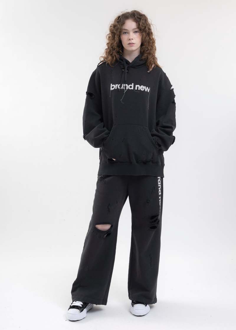 Doublet DESTROYED SWEAT PANTS - BLACK | Garmentory Doublet DESTROYED SWEAT PANTS - BLACK | Garmentory