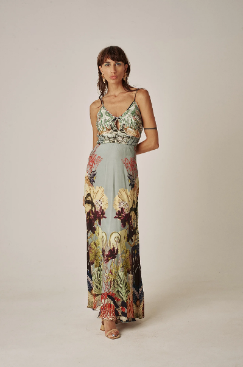 carmel maxi dress blue Carmel Maxi Dress main image 1