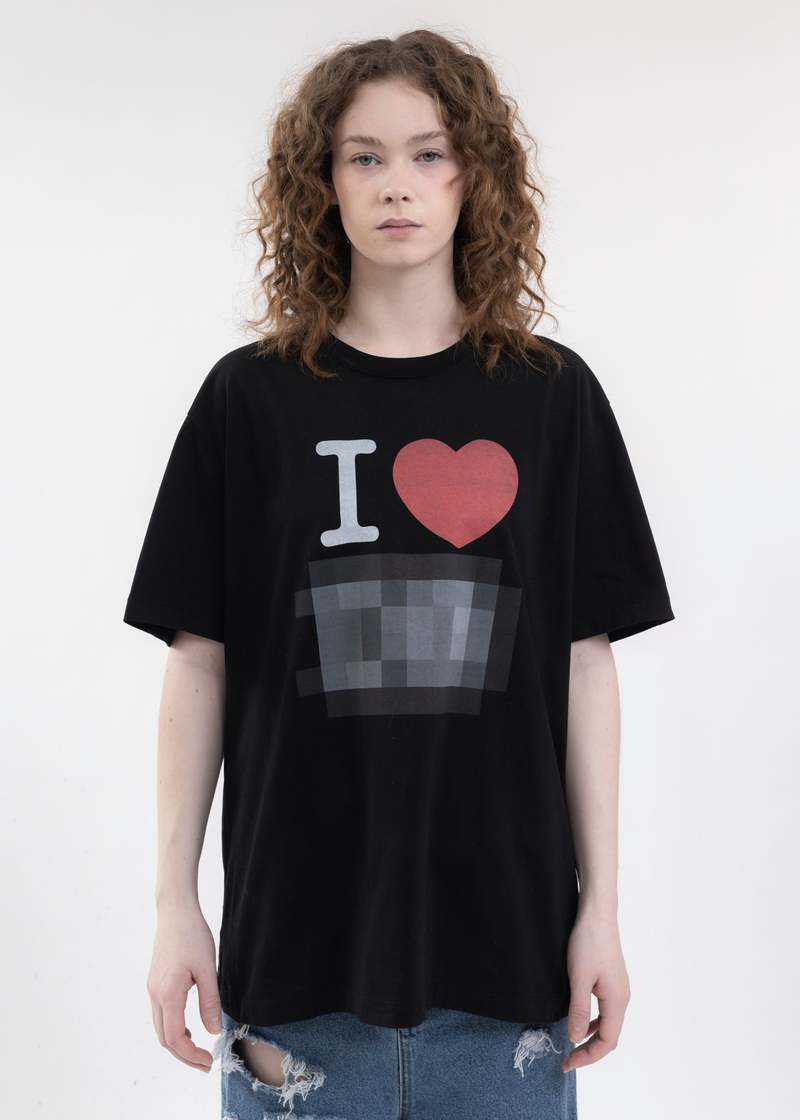 大好き T-SHIRT PRINTED MOSAIC Doublet - Garmentory | black トップス