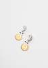 MARSEVEN single Coin With Ghost Earring - gold - Thumbnail 6